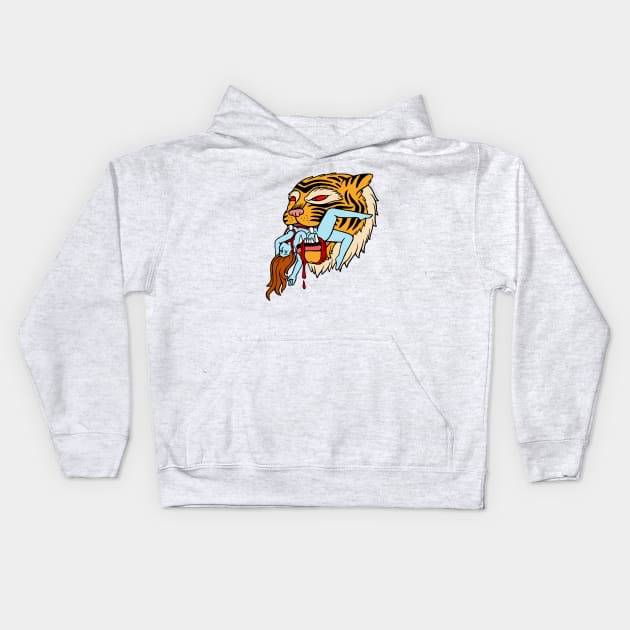 Tiger Kids Hoodie by Woah_Jonny